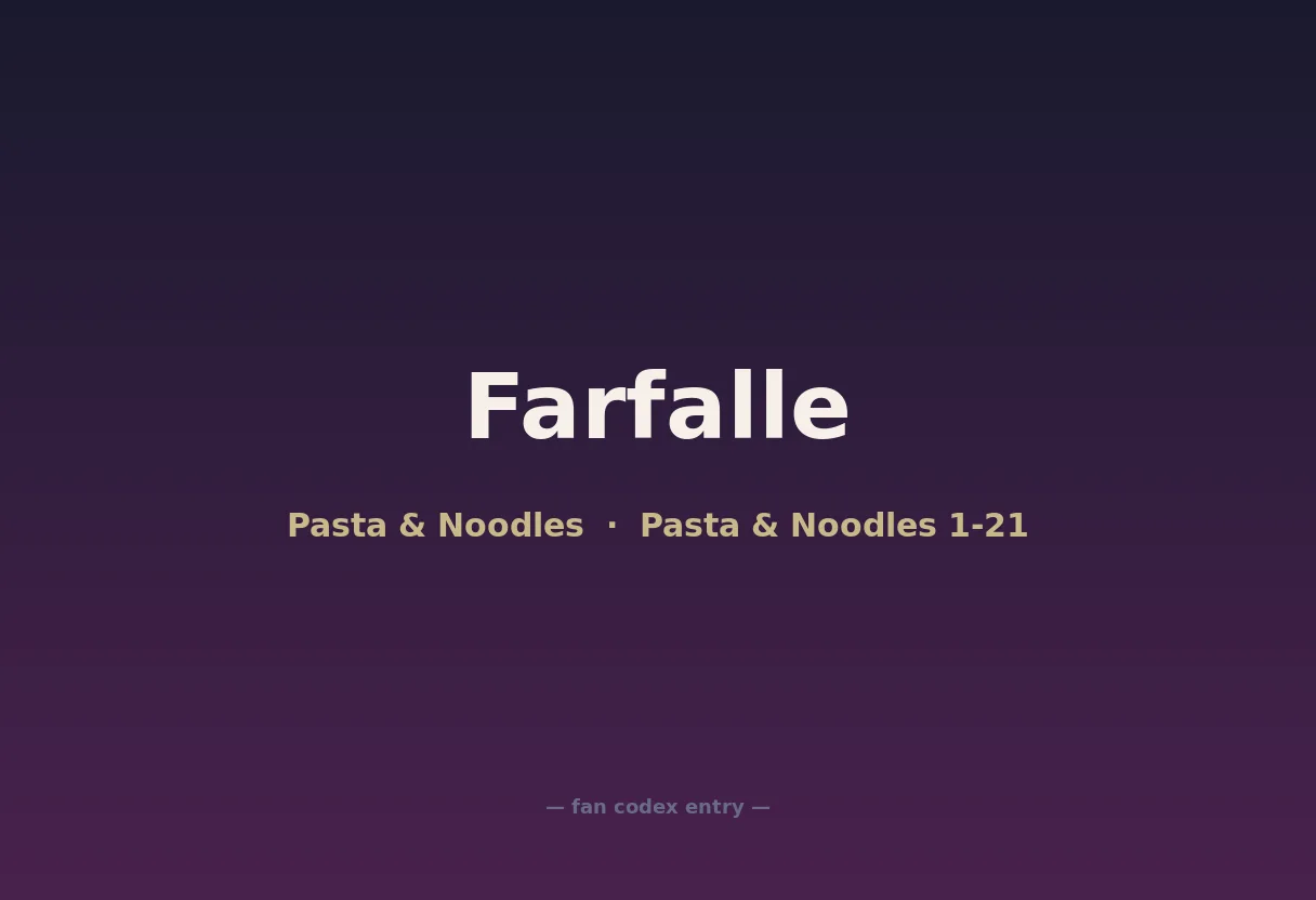 Farfalle