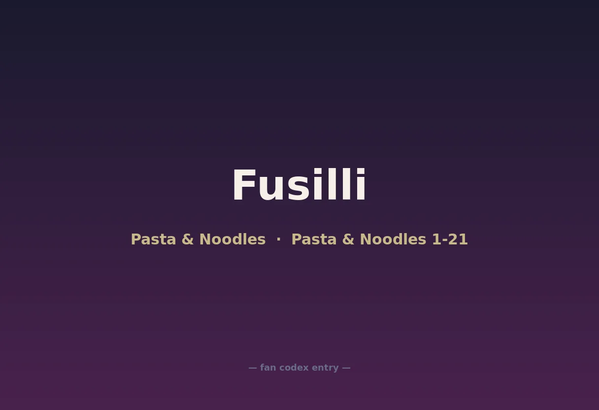 Fusilli