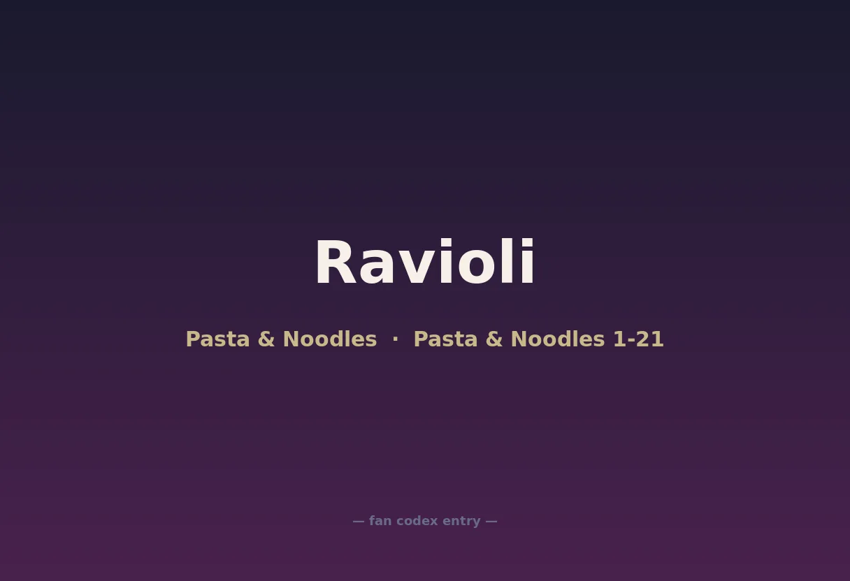 Ravioli