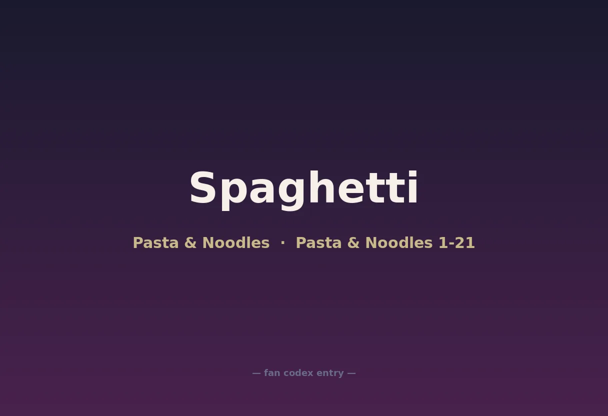 Spaghetti